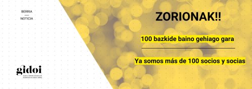 100 socios